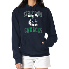 Vancouver Canucks G-III 4Her by Carl Banks Women's Team Logo Tri-Blend Fleece Pullover Hoodie - Navy | US 201612789