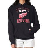 Detroit Red Wings G-III 4Her by Carl Banks Women's Team Logo Tri-Blend Fleece Pullover Hoodie - Black | US 201612816