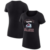 Colorado Avalanche G-III 4Her by Carl Banks Women's Super-Slim Fit Lightweight Team Logo Graphic T-Shirt - Black | US 201612937
