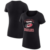 Carolina Hurricanes G-III 4Her by Carl Banks Women's Super-Slim Fit Lightweight Team Logo Graphic T-Shirt - Black | US 201612938