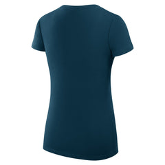 Oklahoma City Thunder G-III 4Her by Carl Banks Women's Super-Slim Fit Lightweight Team Logo V-Neck T-Shirt Navy
