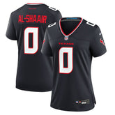 Azeez Al-Shaair Houston Texans Women's Team Game Jersey - Navy Jerseys