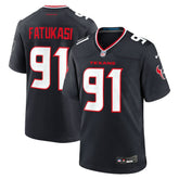 Folorunso Fatukasi Houston Texans Team Game Jersey - Navy Jerseys