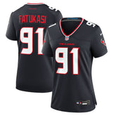 Folorunso Fatukasi Houston Texans Women's Team Game Jersey - Navy Jerseys