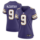 J.J. McCarthy Minnesota Vikings Women's 2nd Alternate Player Game Jersey - Purple Jerseys