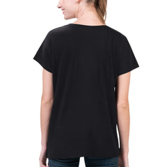 Houston Texans G-III 4Her by Carl Banks Women's Super-Slim Fit Lightweight H-Town V-Neck T-Shirt - Black T-shirts