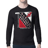 New Jersey Devils Starter Shield Long Sleeve Graphic T-Shirt - Black | US 201622131