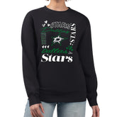 Dallas Stars G-III 4Her by Carl Banks Women's Collage Graphic Fleece Long Sleeve Pullover Sweatshirt - Black | US 201622816