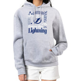 Tampa Bay Lightning G-III 4Her by Carl Banks Women's Collage Team Graphic Tri-Blend Fleece Pullover Hoodie - Heather Gray | US 201622877
