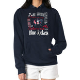 Columbus Blue Jackets G-III 4Her by Carl Banks Women's Collage Team Graphic Tri-Blend Fleece Pullover Hoodie - Navy | US 201622924