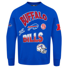 Buffalo Bills Pro Standard Turn It Up Drop Shoulder Pullover Sweatshirt - Royal Pullover