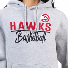 Atlanta Hawks G-III 4Her by Carl Banks Women's Graphics Fleece Pullover Hoodie Heather Gray outlet