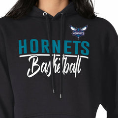 Charlotte Hornets G-III 4Her by Carl Banks Women's Graphics Fleece Pullover Hoodie Black outlet