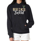 Milwaukee Bucks G-III 4Her by Carl Banks Women's Graphics Fleece Pullover Hoodie Black outlet