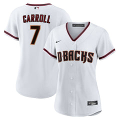 Corbin Carroll Arizona Diamondbacks Nike Women's Home Replica Player Jersey - White Jerseys