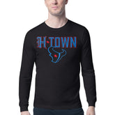 Houston Texans Starter H-Town Graphic Long Sleeve T-Shirt - Black T-shirts