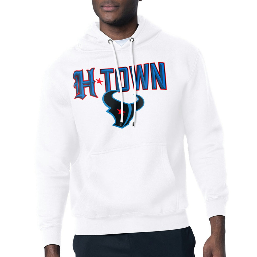 Houston Texans Starter H-Town Graphic Fleece Pullover Hoodie - White Hoodies