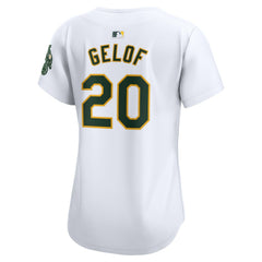 Zack Gelof Athletics Nike Women's Home Limited Player Jersey - White Jerseys