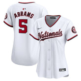 CJ Abrams Washington Nationals Nike Women's Home Limited Player Jersey - White Jerseys