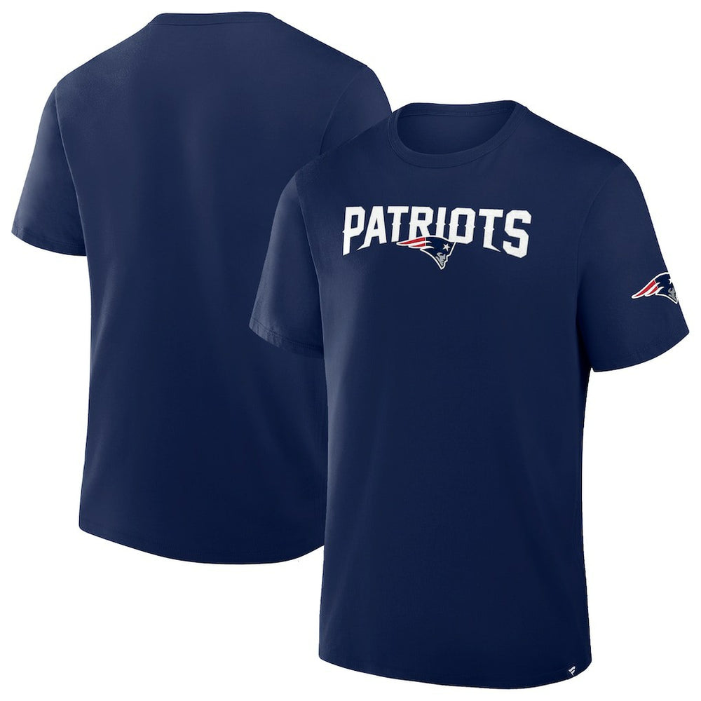 New England Patriots Option Route Legacy T-Shirt - Navy T-shirts