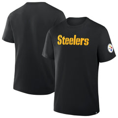 Pittsburgh Steelers Option Route Legacy T-Shirt - Black T-shirts