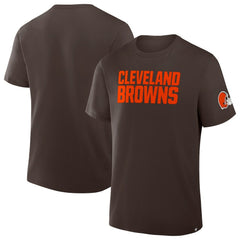 Cleveland Browns Option Route Legacy T-Shirt - Brown T-shirts