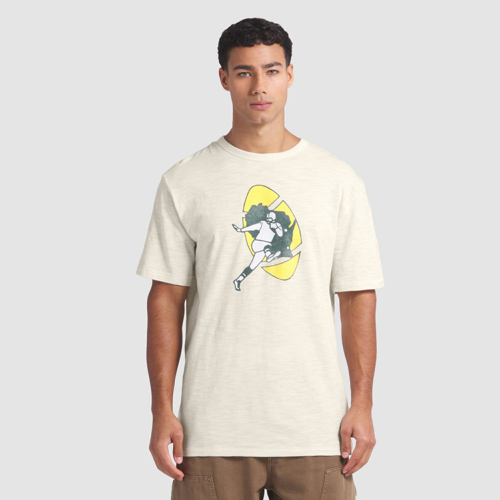 Green Bay Packers Slub T-Shirt - Cream T-shirts