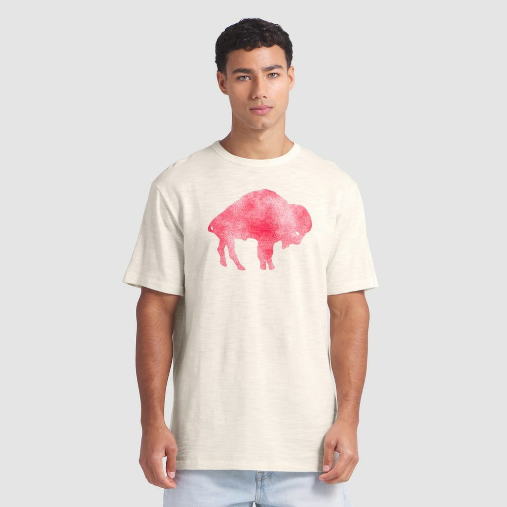 Buffalo Bills Slub T-Shirt - Cream T-shirts