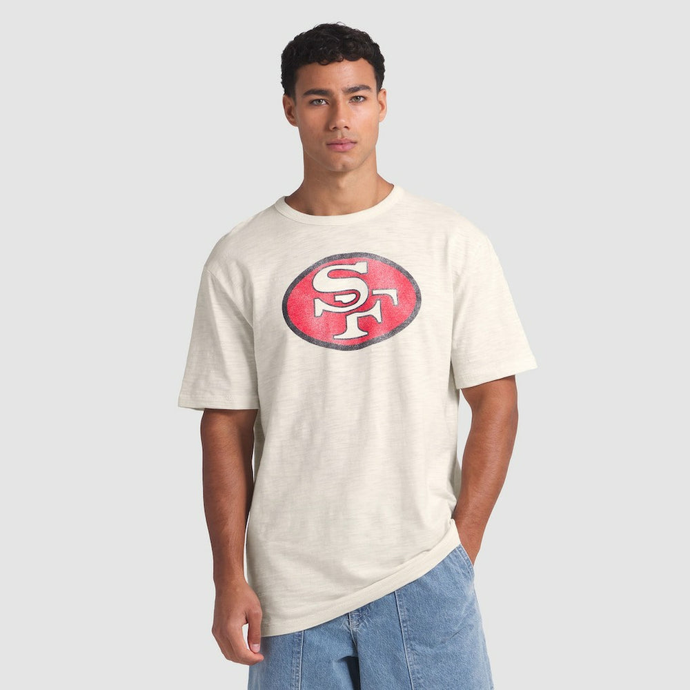 San Francisco 49ers Slub T-Shirt - Cream T-shirts