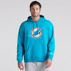 Miami Dolphins Pylon Cam Legacy Pullover Hoodie - Aqua Hoodies