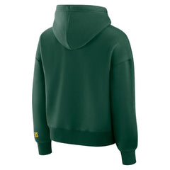 Green Bay Packers Women's Legacy Fleece Pullover Hoodie - Green Hoodies