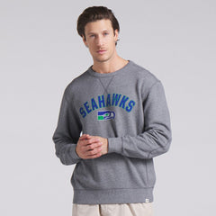 Seattle Seahawks Loop Terry Pullover Sweatshirt - Heather Gray Pullover