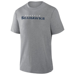 Seattle Seahawks Pass Rush Tri-Blend T-Shirt - Heather Gray T-shirts