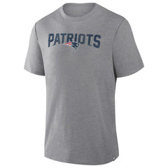 New England Patriots Pass Rush Tri-Blend T-Shirt - Heather Gray T-shirts