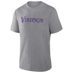 Minnesota Vikings Pass Rush Tri-Blend T-Shirt - Heather Gray T-shirts