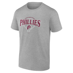 Philadelphia Phillies Home Field T-Shirt - Heather Gray T-shirts