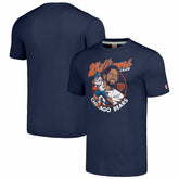 Caleb Williams Chicago Bears Homage Unisex Caricature Player Tri-Blend T-Shirt - Navy T-shirts