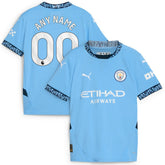 Manchester City Youth 2024/25 Home Replica Custom Jersey Light Blue - Puma on sale