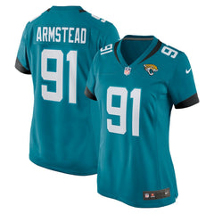 Arik Armstead Jacksonville Jaguars Women's Team Game Jersey - Teal Jerseys