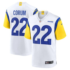 Blake Corum Los Angeles Rams Game Jersey - White Jerseys