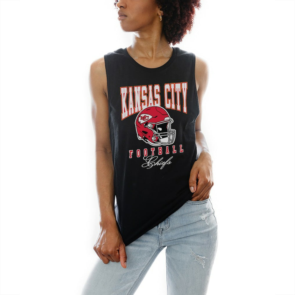 Kansas City Chiefs Gameday Couture Women's Preseason Opener Racerback Tank Top - Black Tops