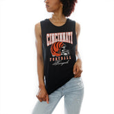 Cincinnati Bengals Gameday Couture Women's Preseason Opener Racerback Tank Top - Black Tops