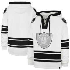 Las Vegas Raiders '47 After Image Superior Lacer with Hood - White