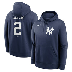 Derek Jeter New York Yankees Nike Player Name & Number Club Pullover Hoodie - Navy Hoodies