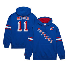 Mark Messier New York Rangers Mitchell & Ness Name & Number Premium Pullover Hoodie - Blue | US 201644218