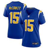 Ladd McConkey Los Angeles Chargers Women's Alternate Game Jersey - Royal Jerseys