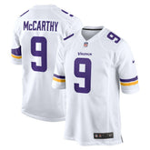 J.J. McCarthy Minnesota Vikings Game Jersey - White Jerseys