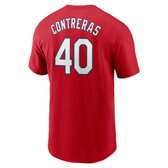 Willson Contreras St. Louis Cardinals Nike 2024 City Connect Fuse Name & Number T-Shirt - Red T-shirts