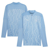 Manchester City 2024/25 Pre-Match dryCELL Quarter-Zip Top Light Blue - Puma