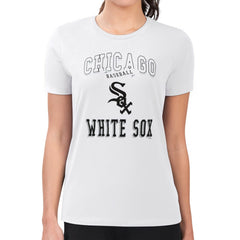 Chicago White Sox G-III 4Her by Carl Banks Women's Super-Slim Fit Lightweight Team Logo Graphic T-Shirt - White T-shirts